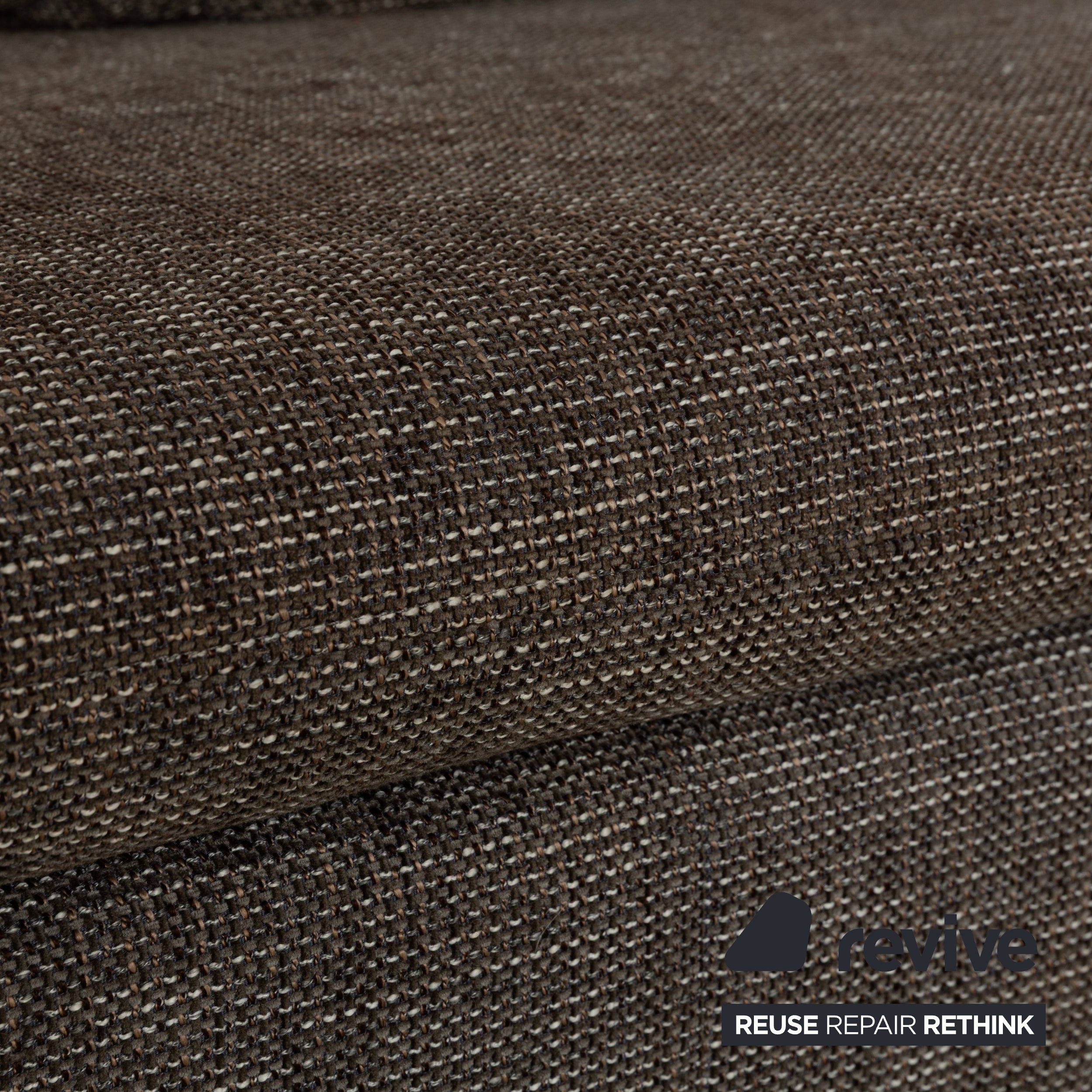 Ewald Schillig Dragon fabric corner sofa grey sofa couch manual function