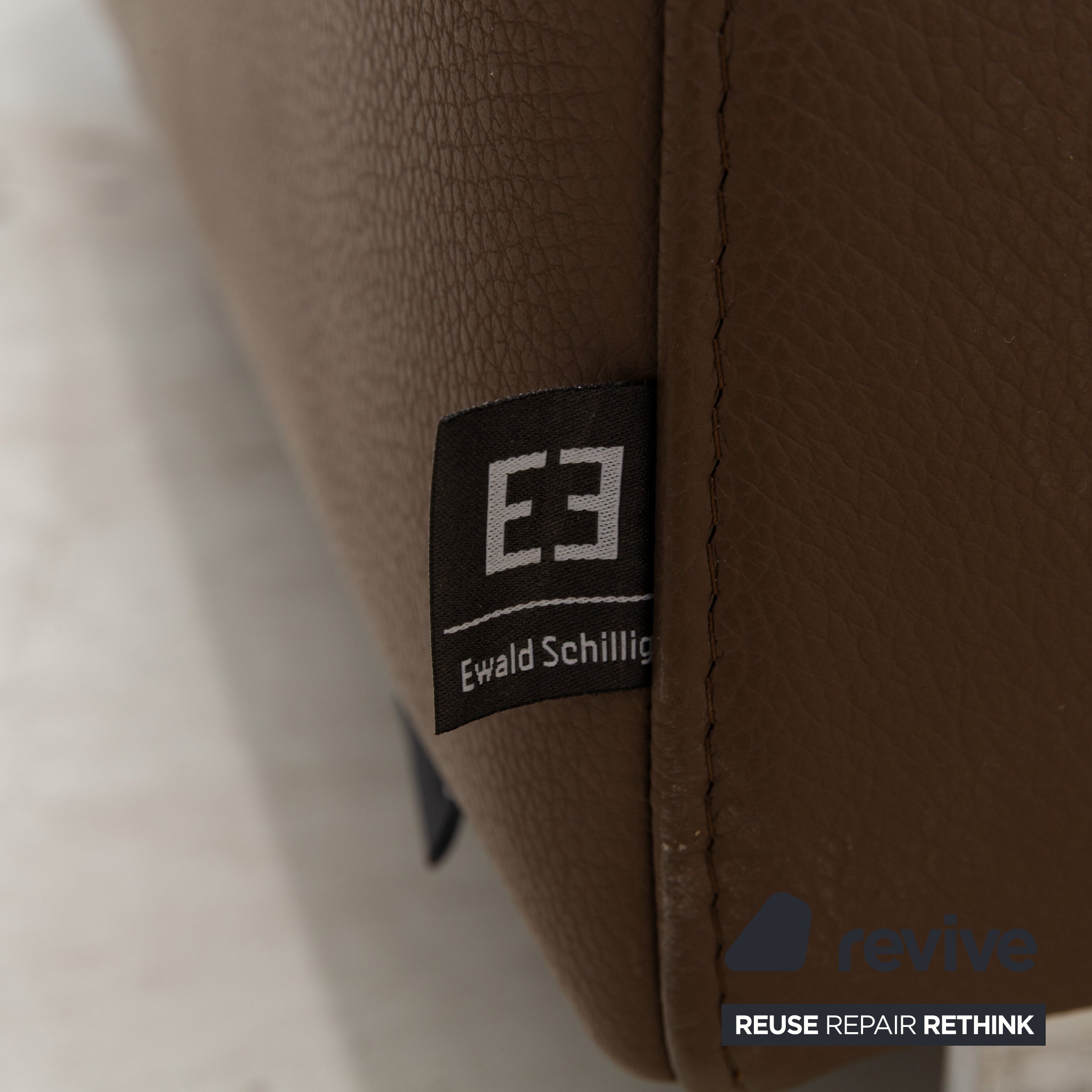 Ewald Schillig Dream Star Leder Ecksofa Braun Sofa Couch manuelle Funktion