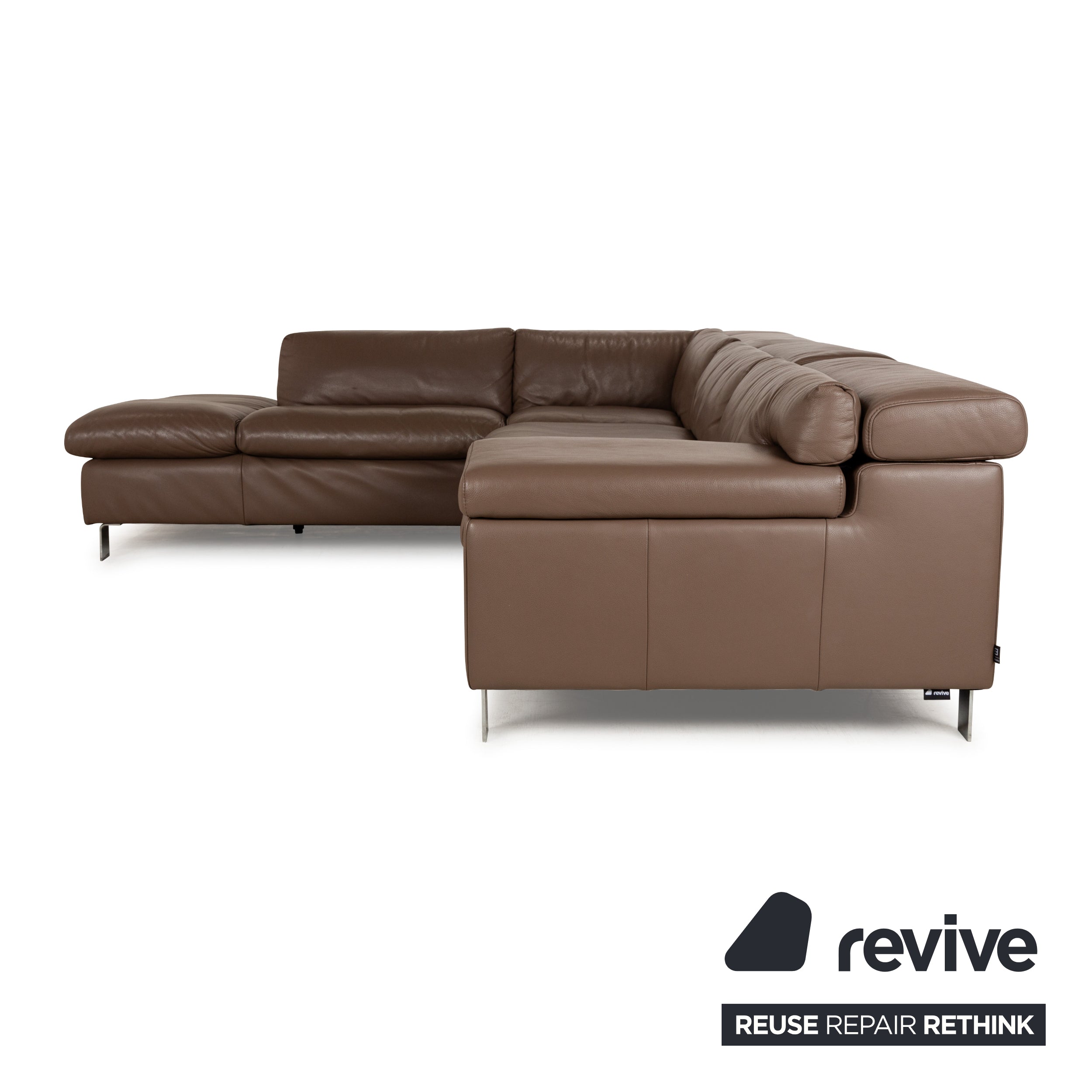 Ewald Schillig Dream Star Leder Ecksofa Braun Sofa Couch manuelle Funktion