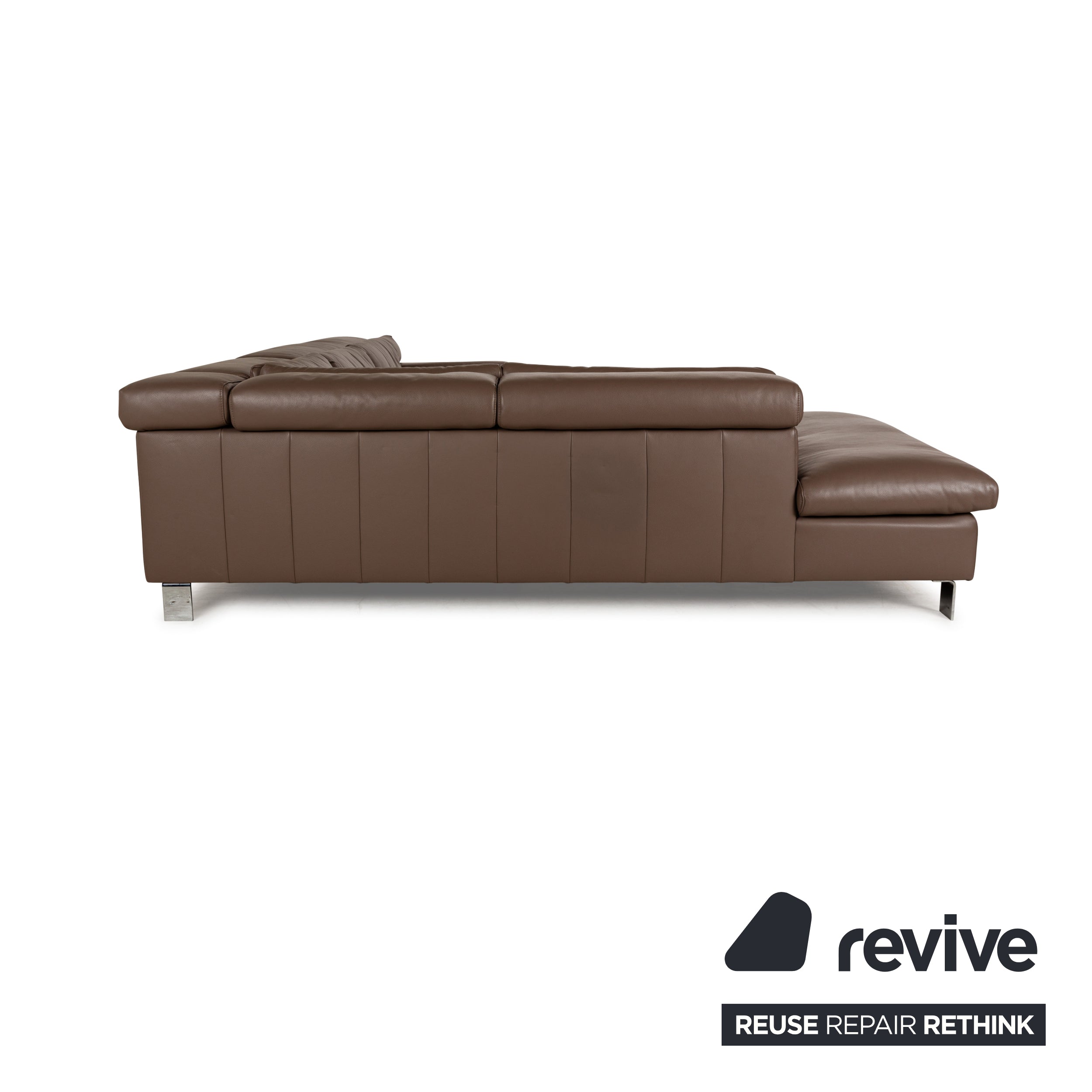 Ewald Schillig Dream Star Leder Ecksofa Braun Sofa Couch manuelle Funktion
