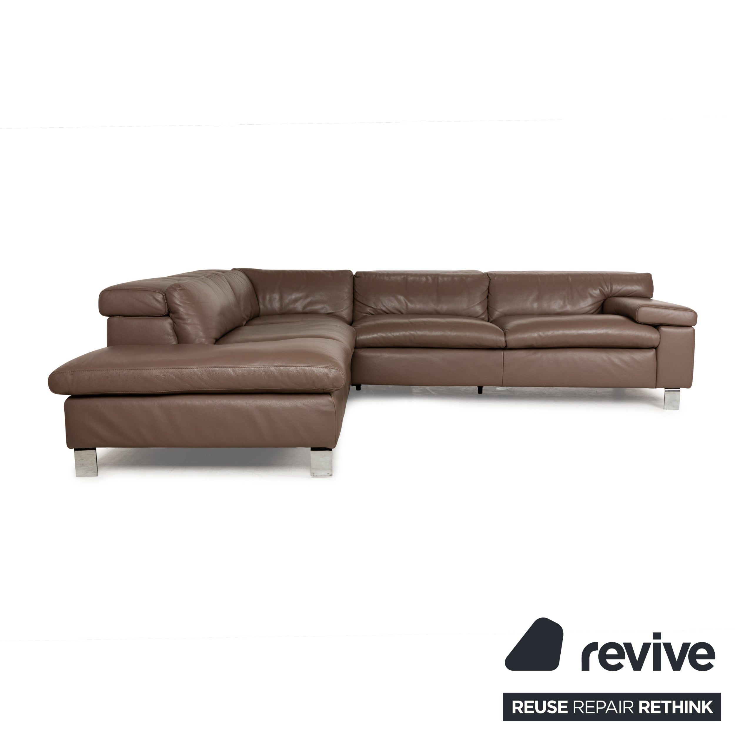 Ewald Schillig Dream Star Leder Ecksofa Braun Sofa Couch manuelle Funktion