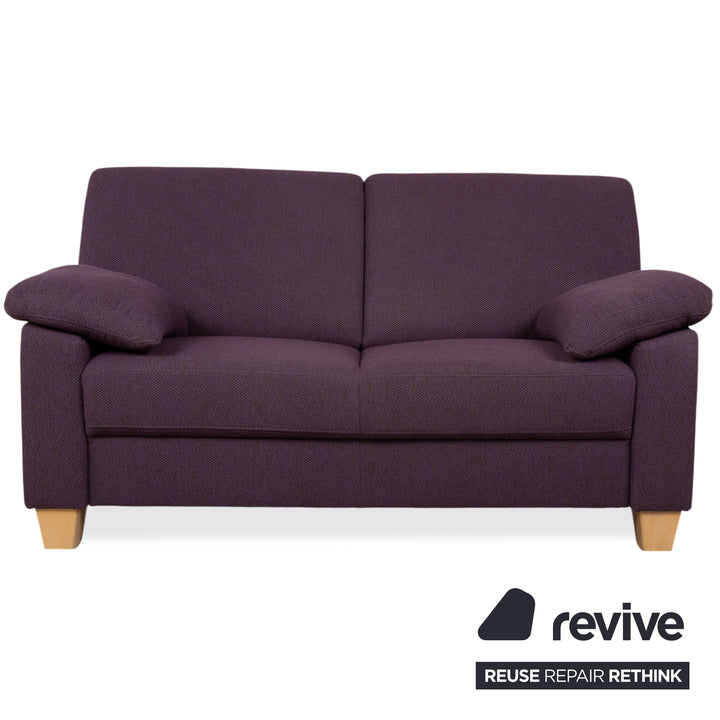 Ewald Schillig Flex Plus Garnitur Stoff 2x Zweisitzer Violett Lila Sofa Couch