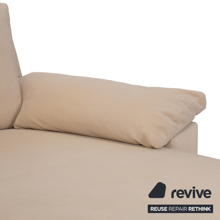 Ewald Schillig Flex Plus Stoff Ecksofa Beige Sofa Couch Kopfstütze
