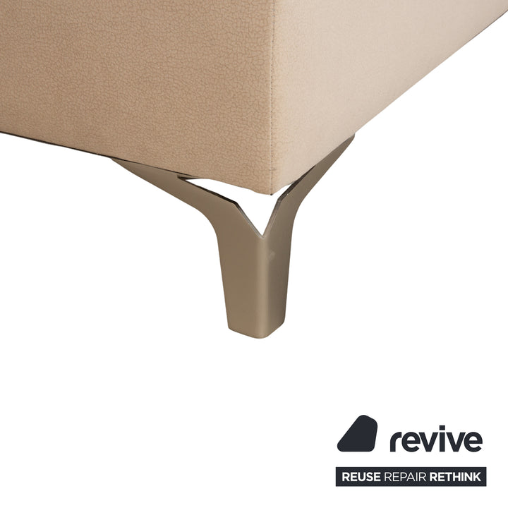 Ewald Schillig Flex Plus Stoff Ecksofa Beige Sofa Couch Kopfstütze