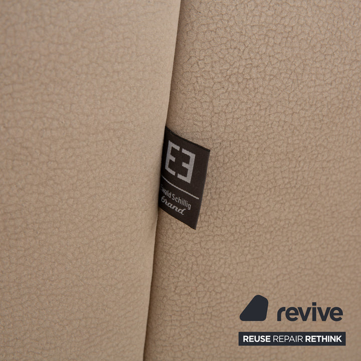 Ewald Schillig Flex Plus Stoff Ecksofa Beige Sofa Couch Kopfstütze