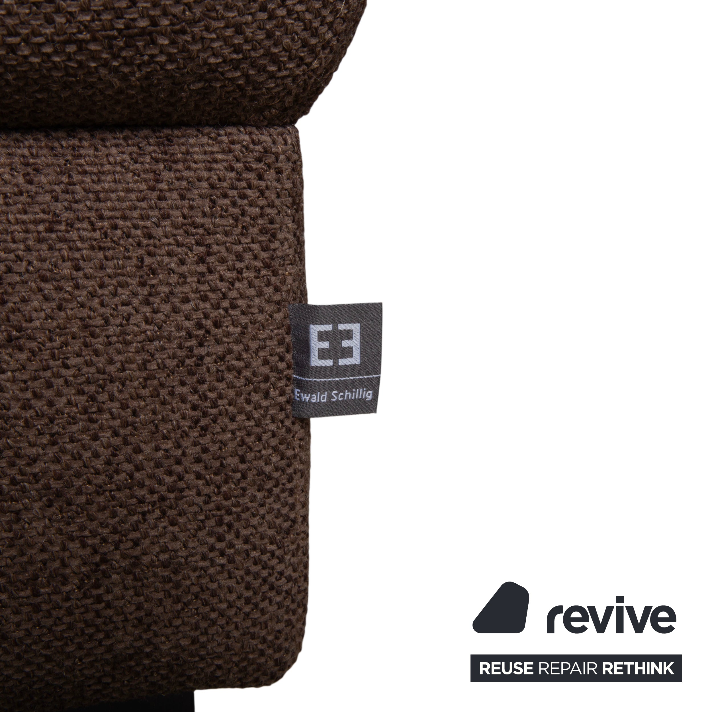 Ewald Schillig Flex Plus Fabric Corner Sofa Brown Manual Function Sofa Couch