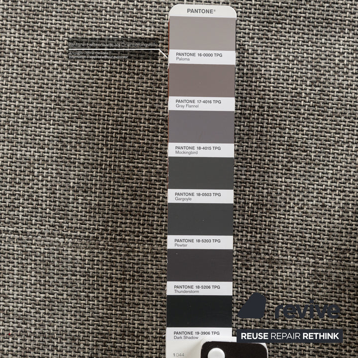 Ewald Schillig Flex Plus Stoff Ecksofa Grau Recamiere Links Sofa Couch