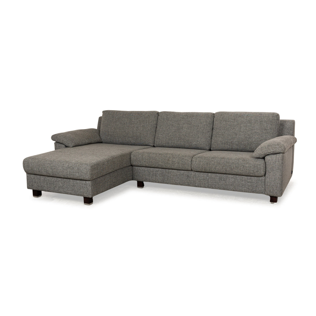 Ewald Schillig Flex Plus Stoff Ecksofa Grau Recamiere Links Sofa Couch