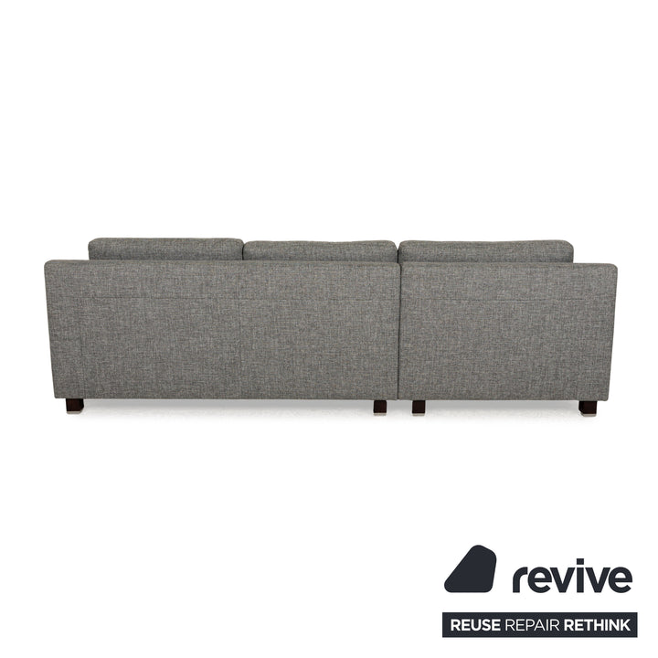 Ewald Schillig Flex Plus Stoff Ecksofa Grau Recamiere Links Sofa Couch