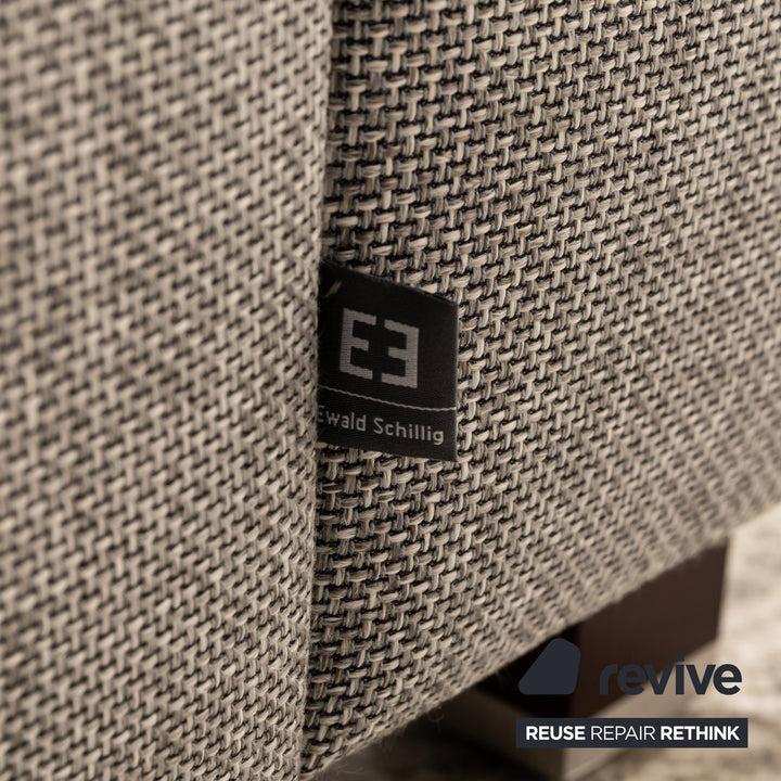 Ewald Schillig Flex Plus Stoff Ecksofa Grau Recamiere Links Sofa Couch