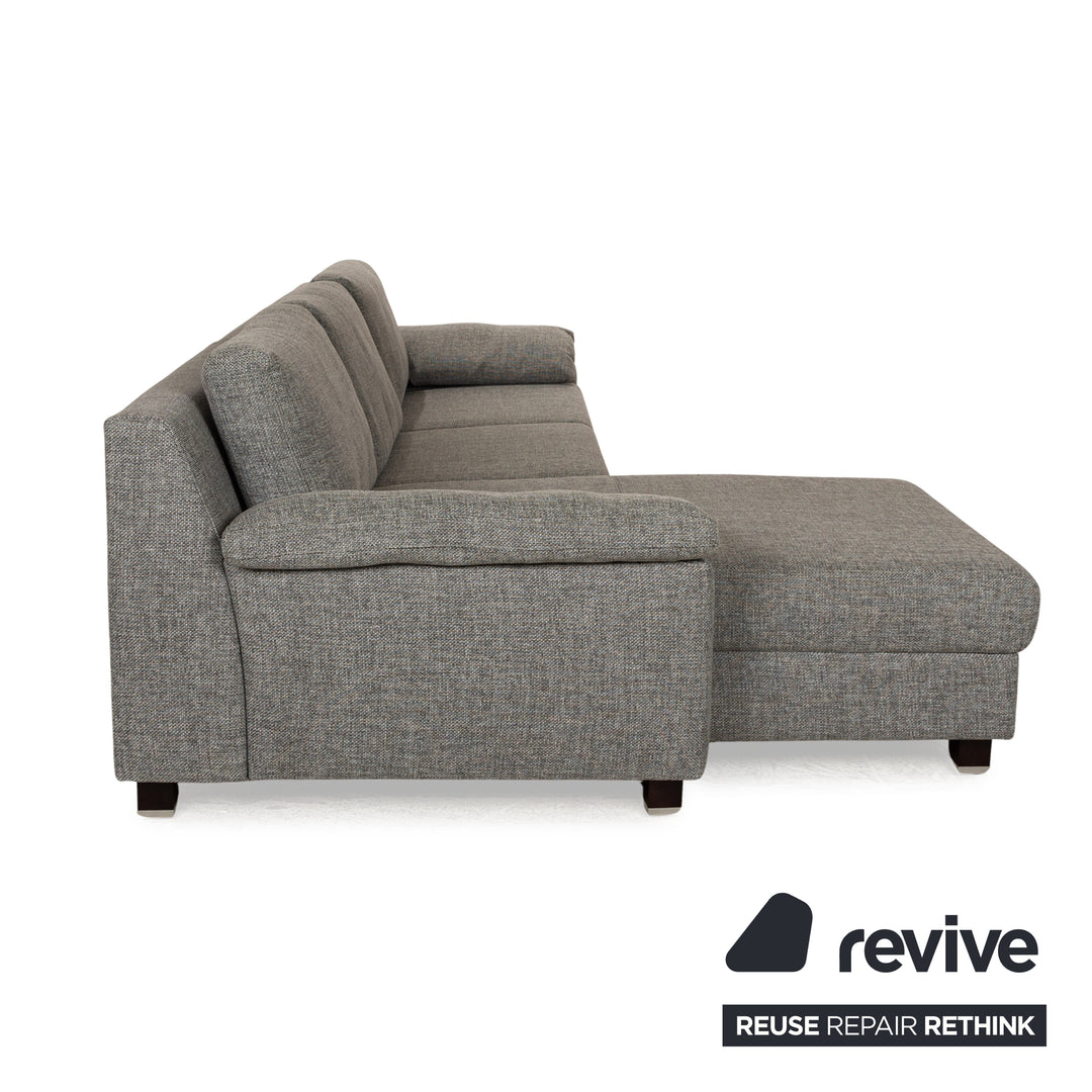 Ewald Schillig Flex Plus Stoff Ecksofa Grau Recamiere Links Sofa Couch