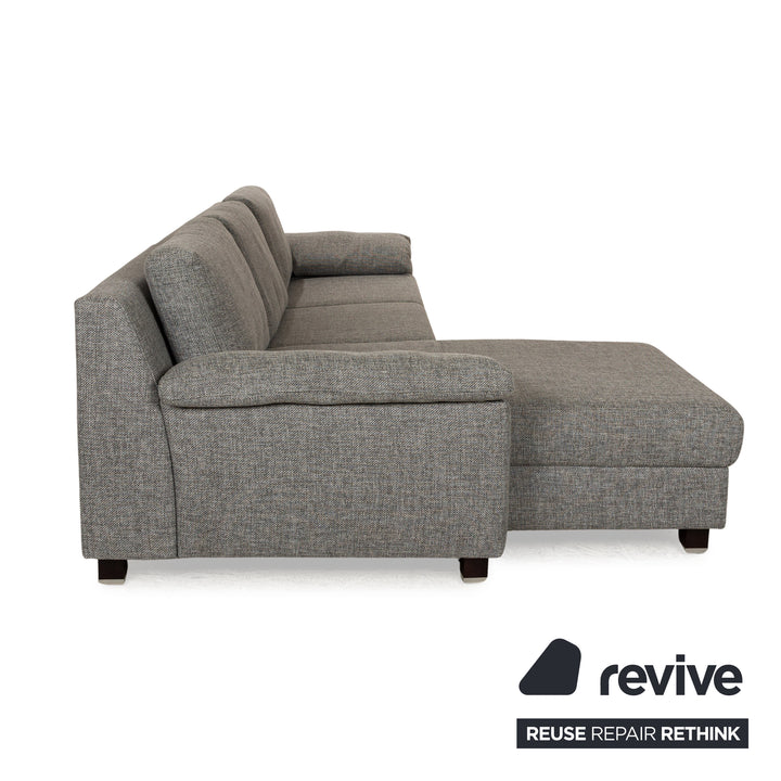 Ewald Schillig Flex Plus Stoff Ecksofa Grau Recamiere Links Sofa Couch