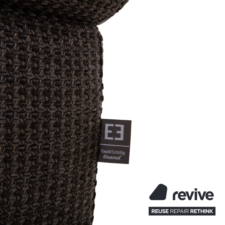 Ewald Schillig Flex Plus Canapé d'angle en tissu Gris Canapé