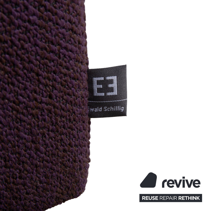 Canapé Ewald Schillig Flex Plus en tissu deux places violet