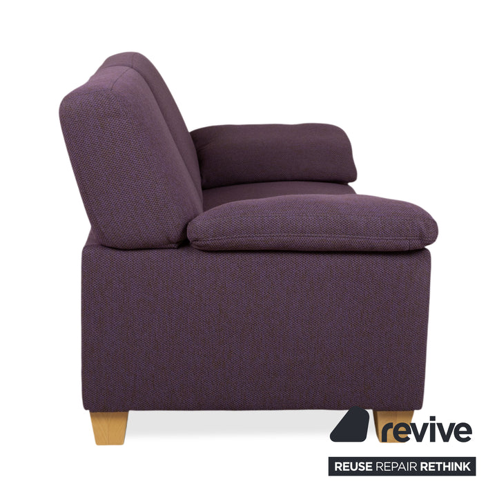 Canapé Ewald Schillig Flex Plus en tissu deux places violet