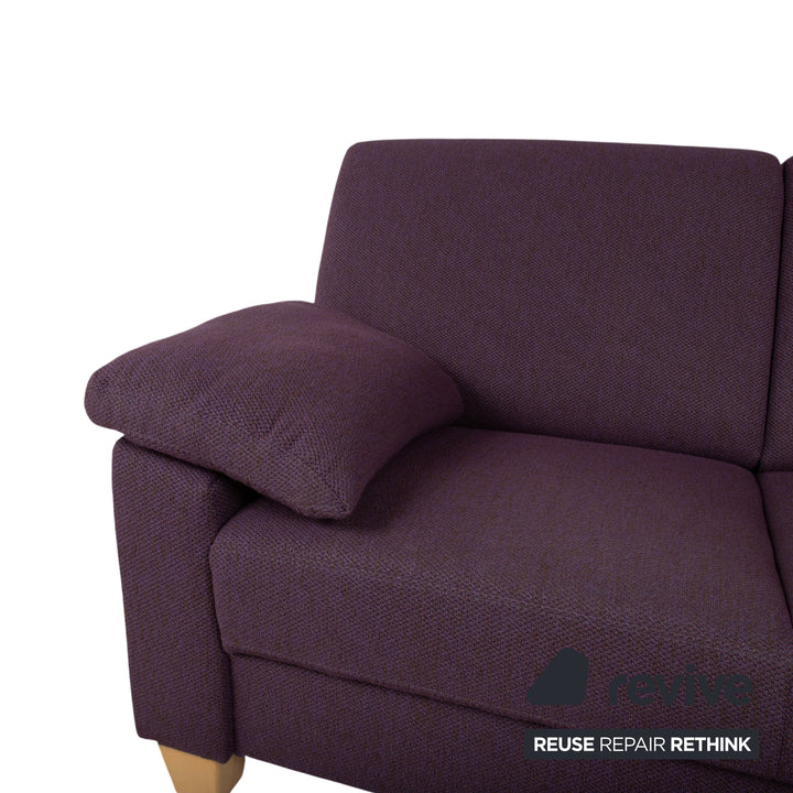 Canapé Ewald Schillig Flex Plus en tissu deux places violet