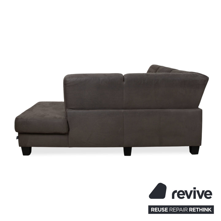 Ewald Schillig Florence Fabric Corner Sofa Grey Anthracite Sofa Couch