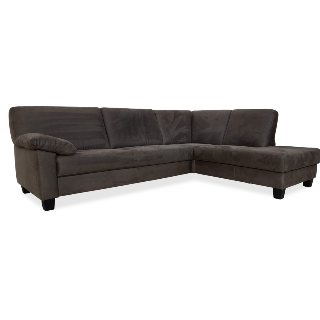 Ewald Schillig Florence Fabric Corner Sofa Grey Anthracite Sofa Couch