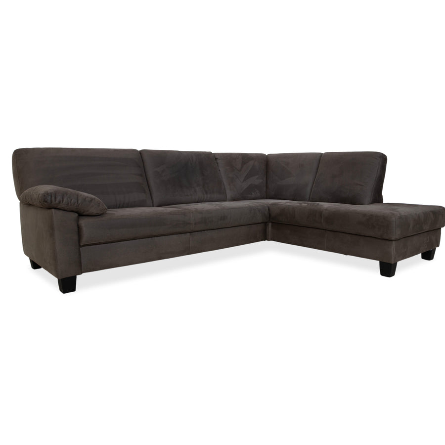 Ewald Schillig Florence Fabric Corner Sofa Grey Anthracite Sofa Couch