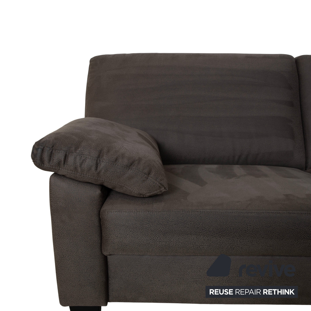 Ewald Schillig Florence Fabric Corner Sofa Grey Anthracite Sofa Couch