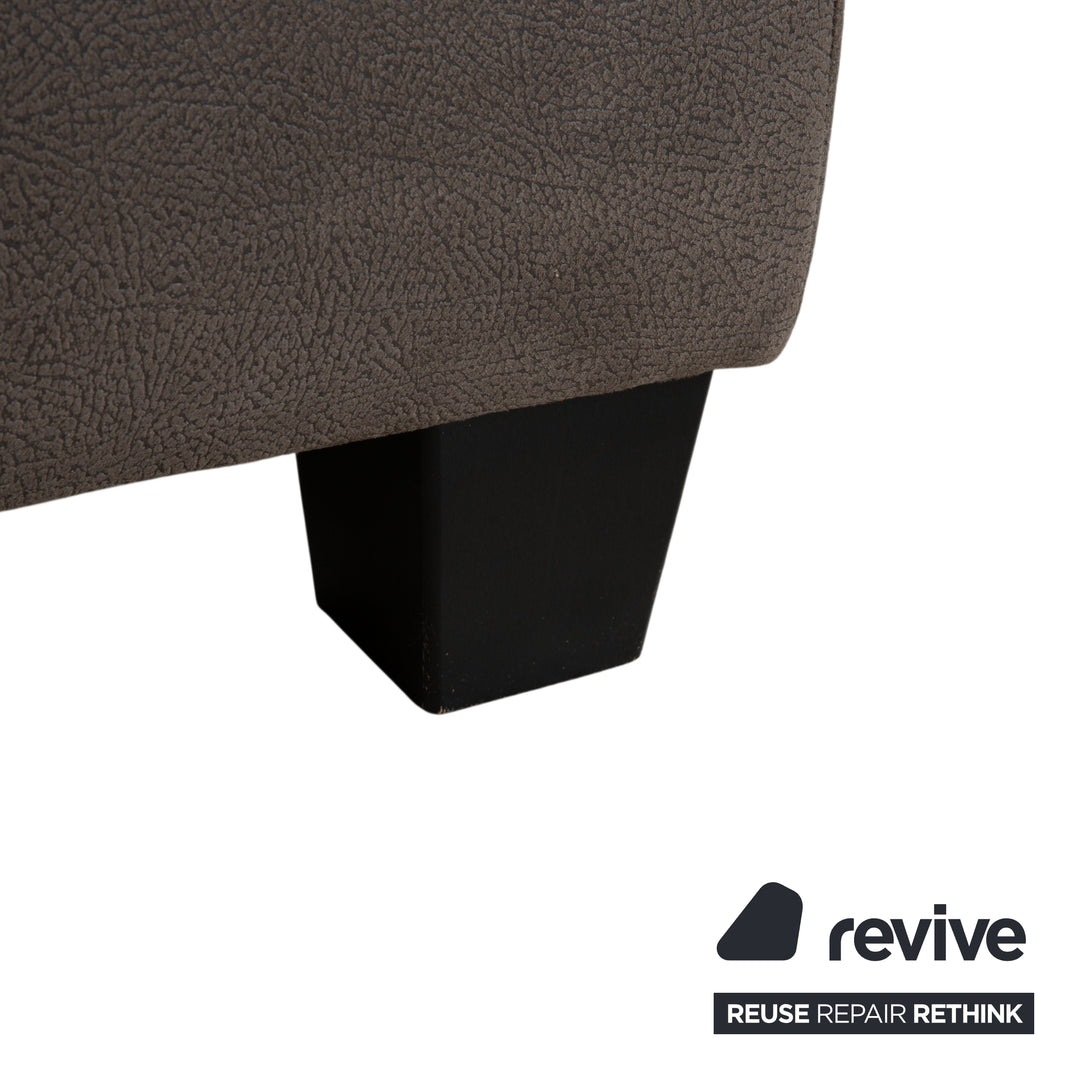 Ewald Schillig Florenz Stoff Ecksofa Grau Anthrazit Sofa Couch