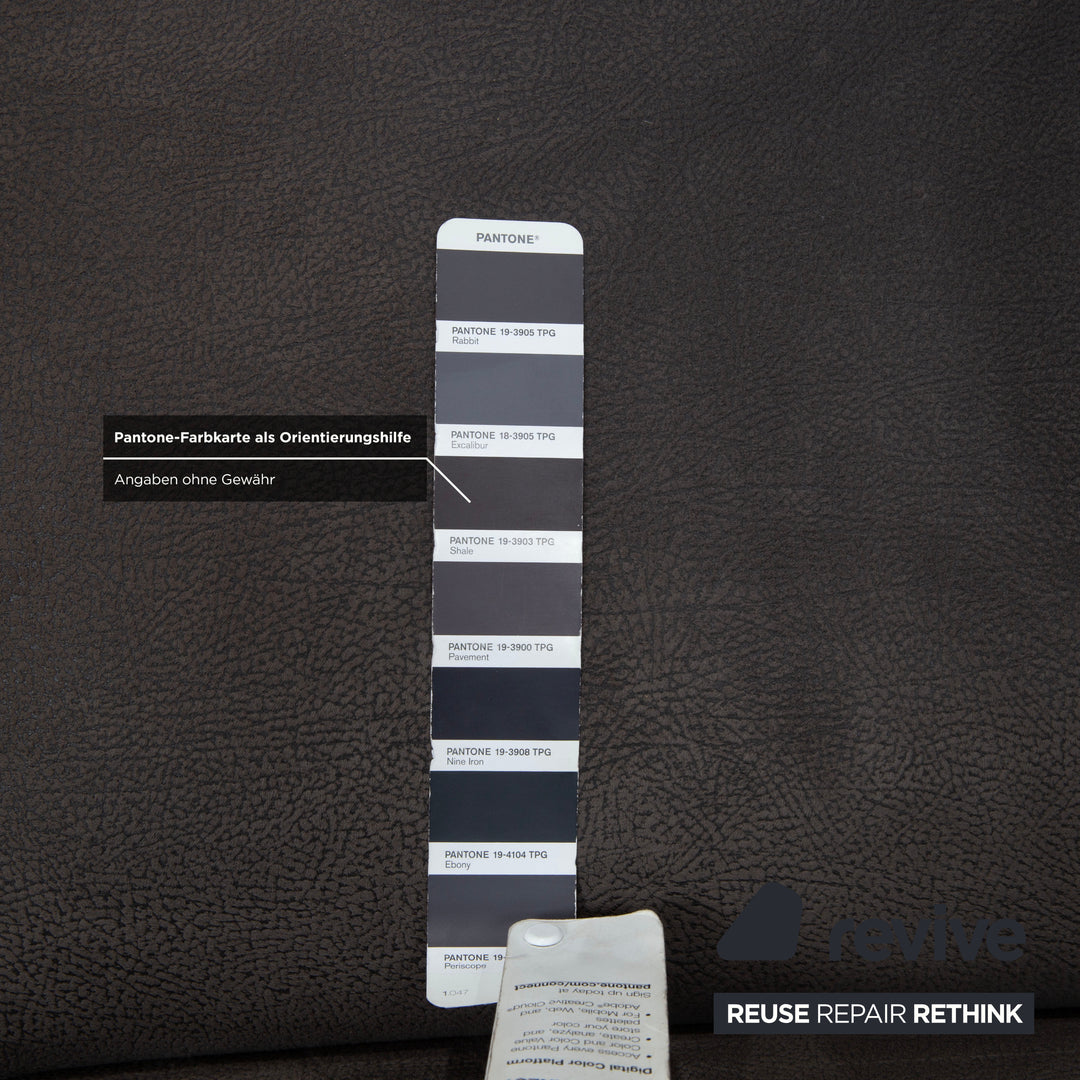 Ewald Schillig Florenz Stoff Ecksofa Grau Anthrazit Sofa Couch