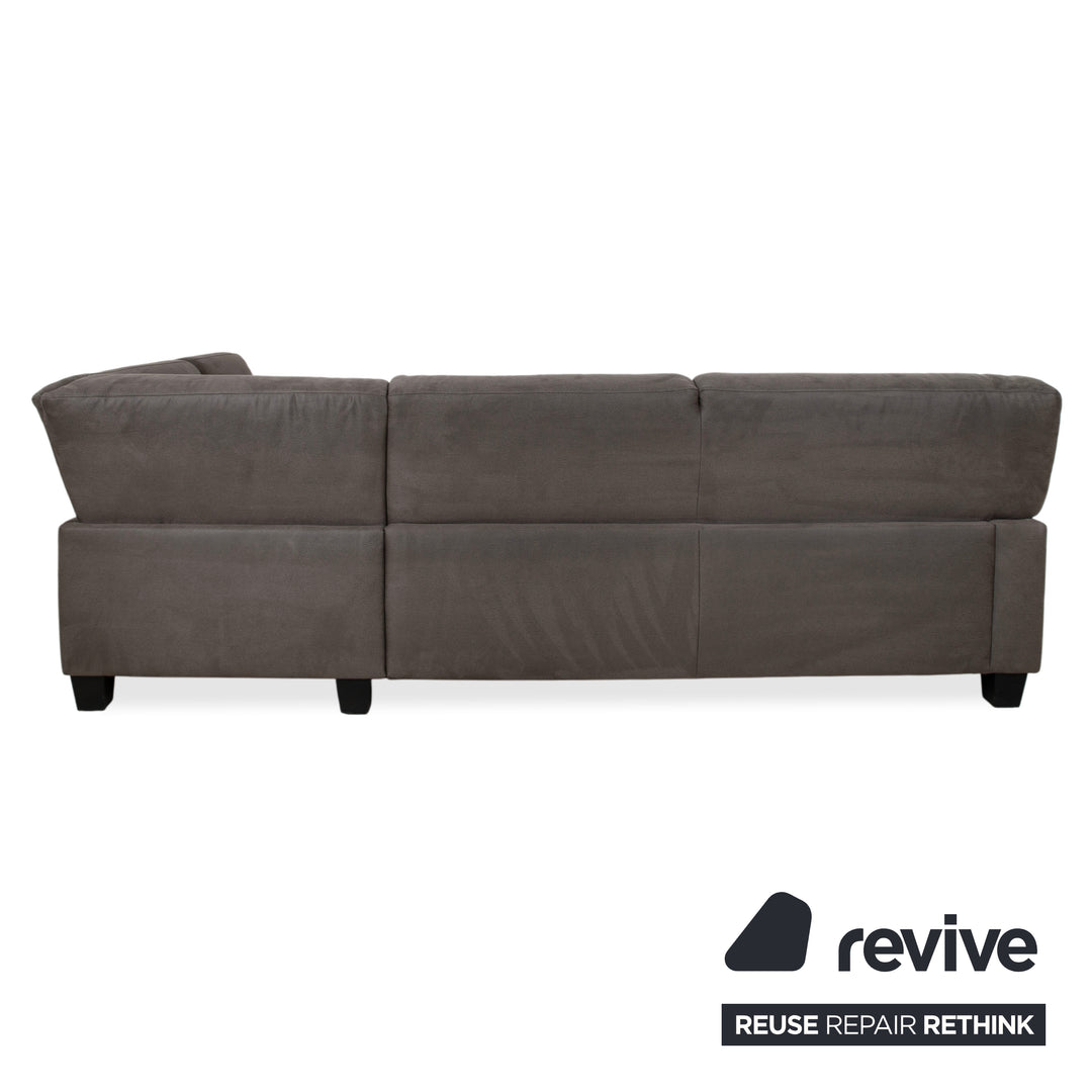 Ewald Schillig Florence Fabric Corner Sofa Grey Anthracite Sofa Couch