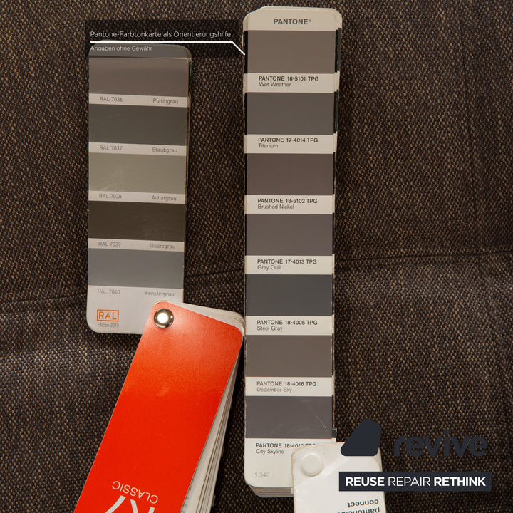 Ewald Schillig Gladiola Plus Stoff Zweisitzer Grau elektrische Funktion