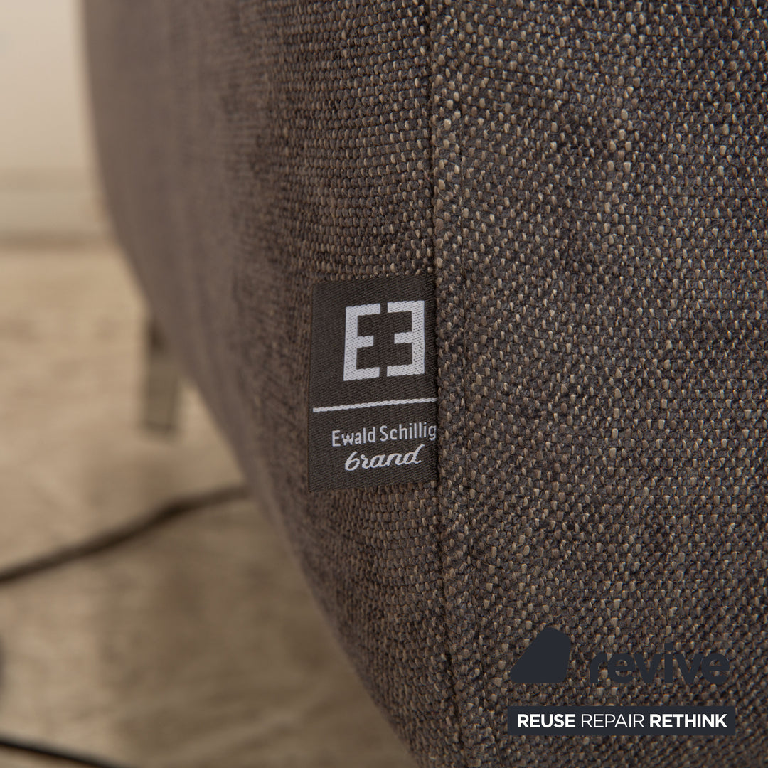 Ewald Schillig Gladiola Plus Stoff Zweisitzer Grau elektrische Funktion