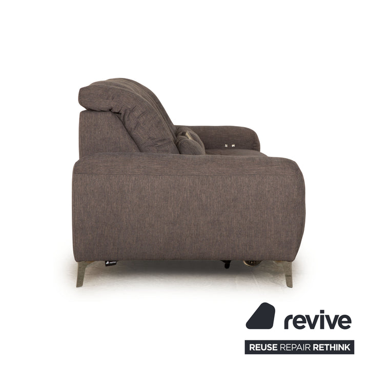 Ewald Schillig Gladiola Plus Stoff Zweisitzer Grau elektrische Funktion