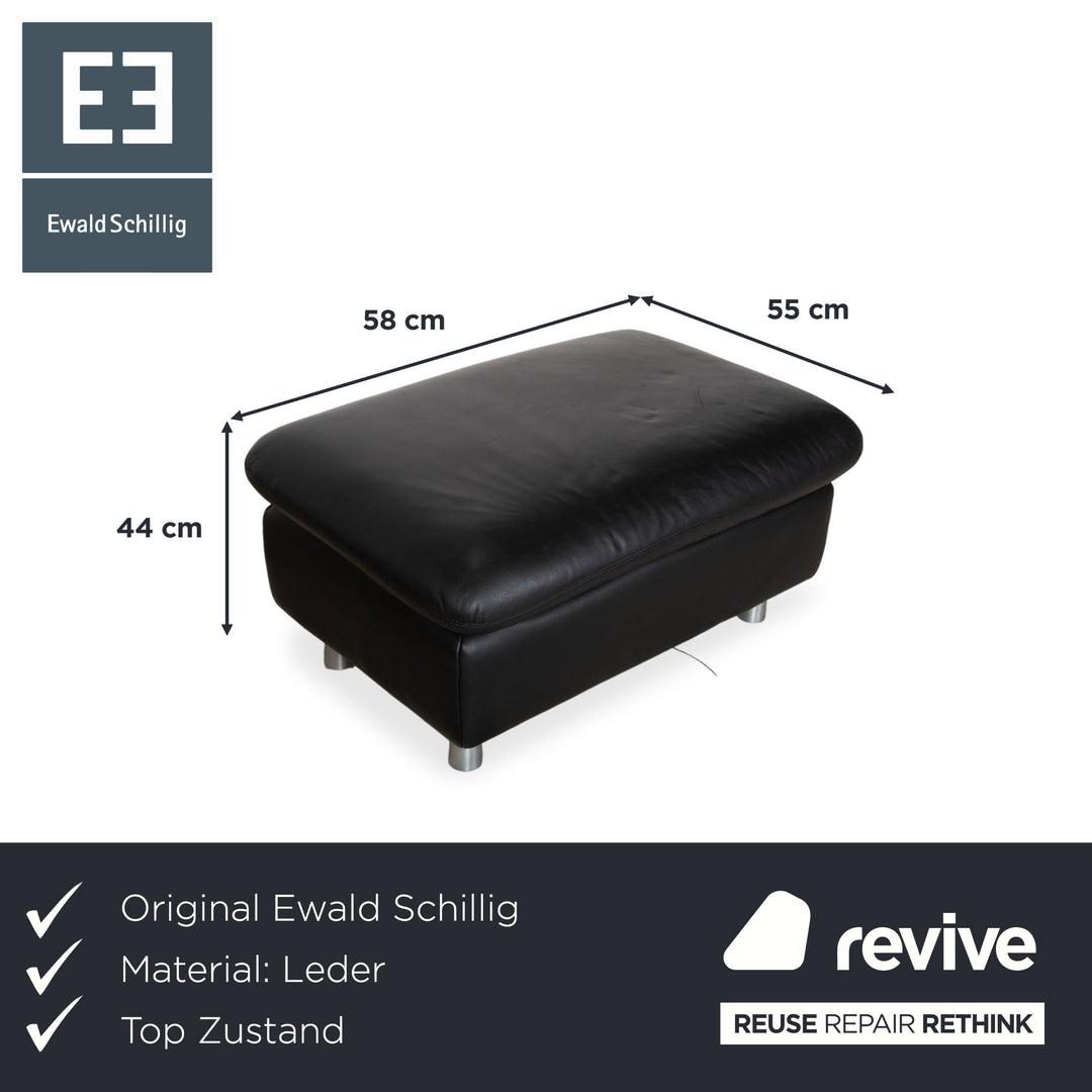 Ewald Schillig Ottoman Black