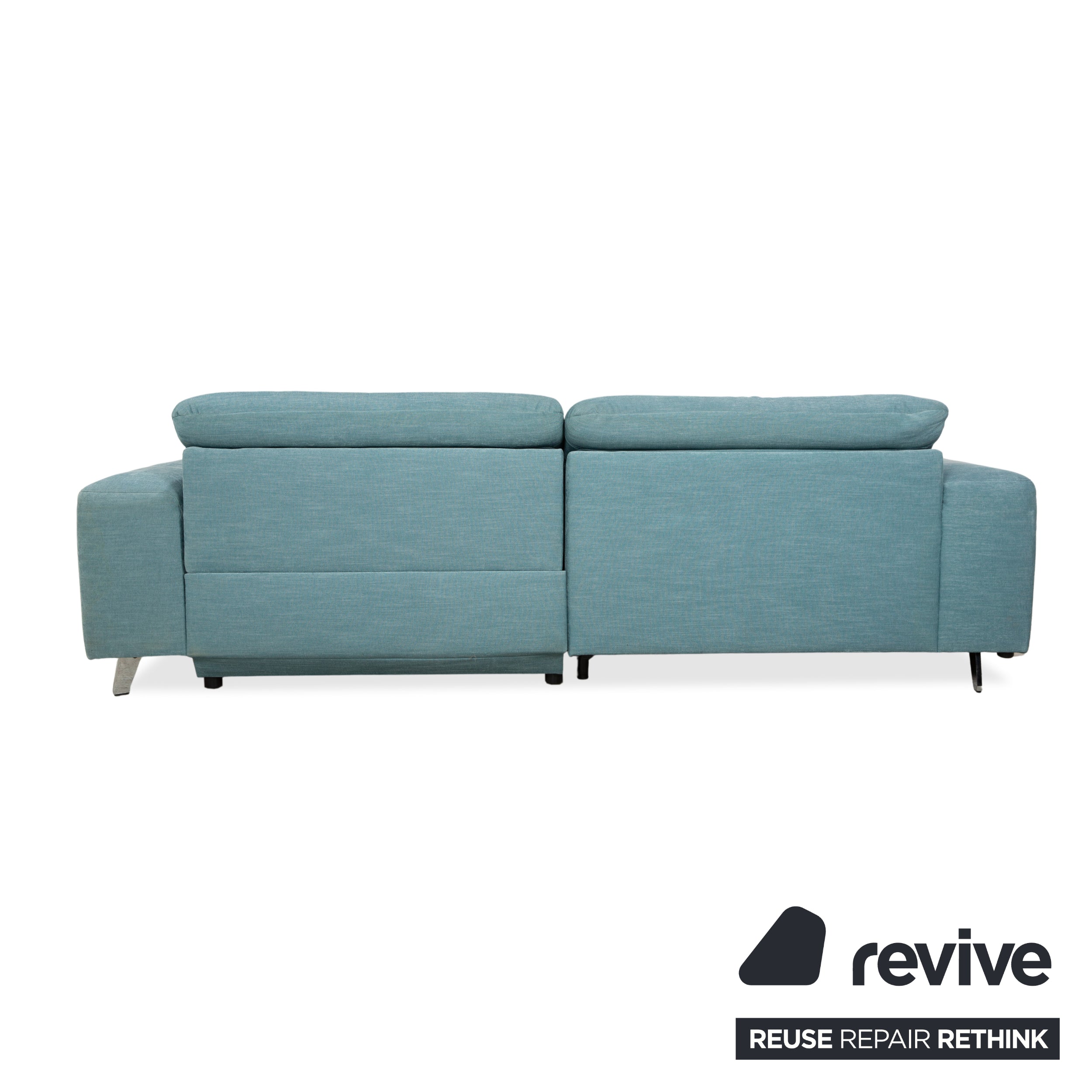 Ewald Schillig Hope Stoff Ecksofa Blau Grün elektrische Funktion Sofa Couch