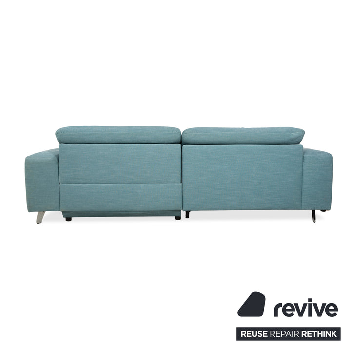 Ewald Schillig Hope Stoff Ecksofa Blau Grün elektrische Funktion Sofa Couch