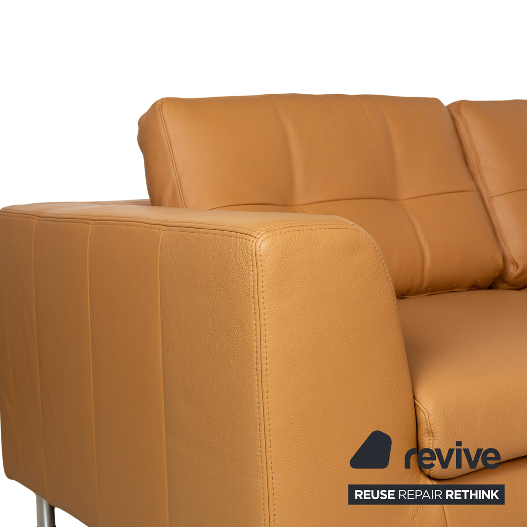 Ewald Schillig Leder Ecksofa Braun elektrische Funktion Sofa Couch