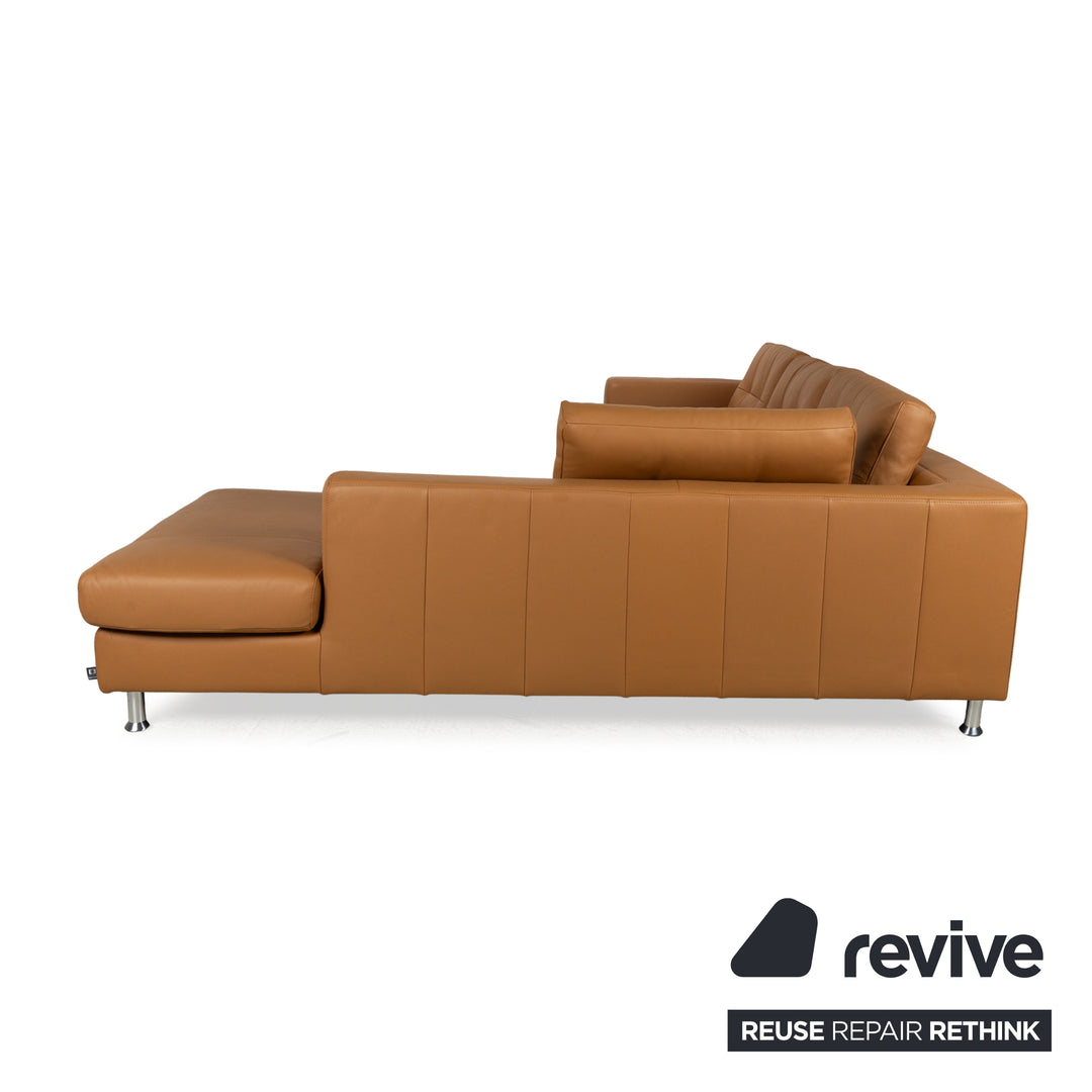 Ewald Schillig Leder Ecksofa Braun elektrische Funktion Sofa Couch