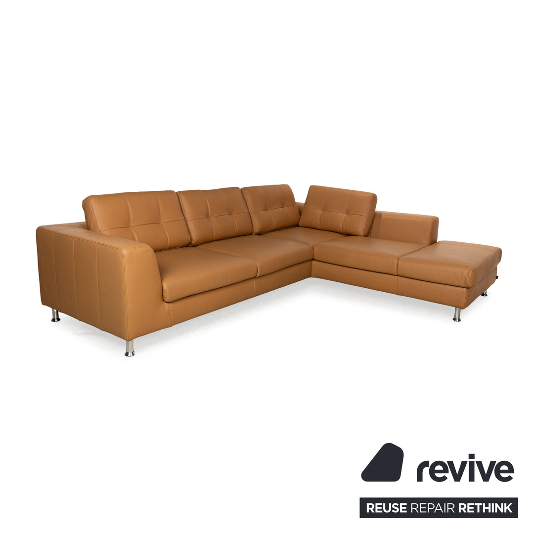 Ewald Schillig Leder Ecksofa Braun elektrische Funktion Sofa Couch