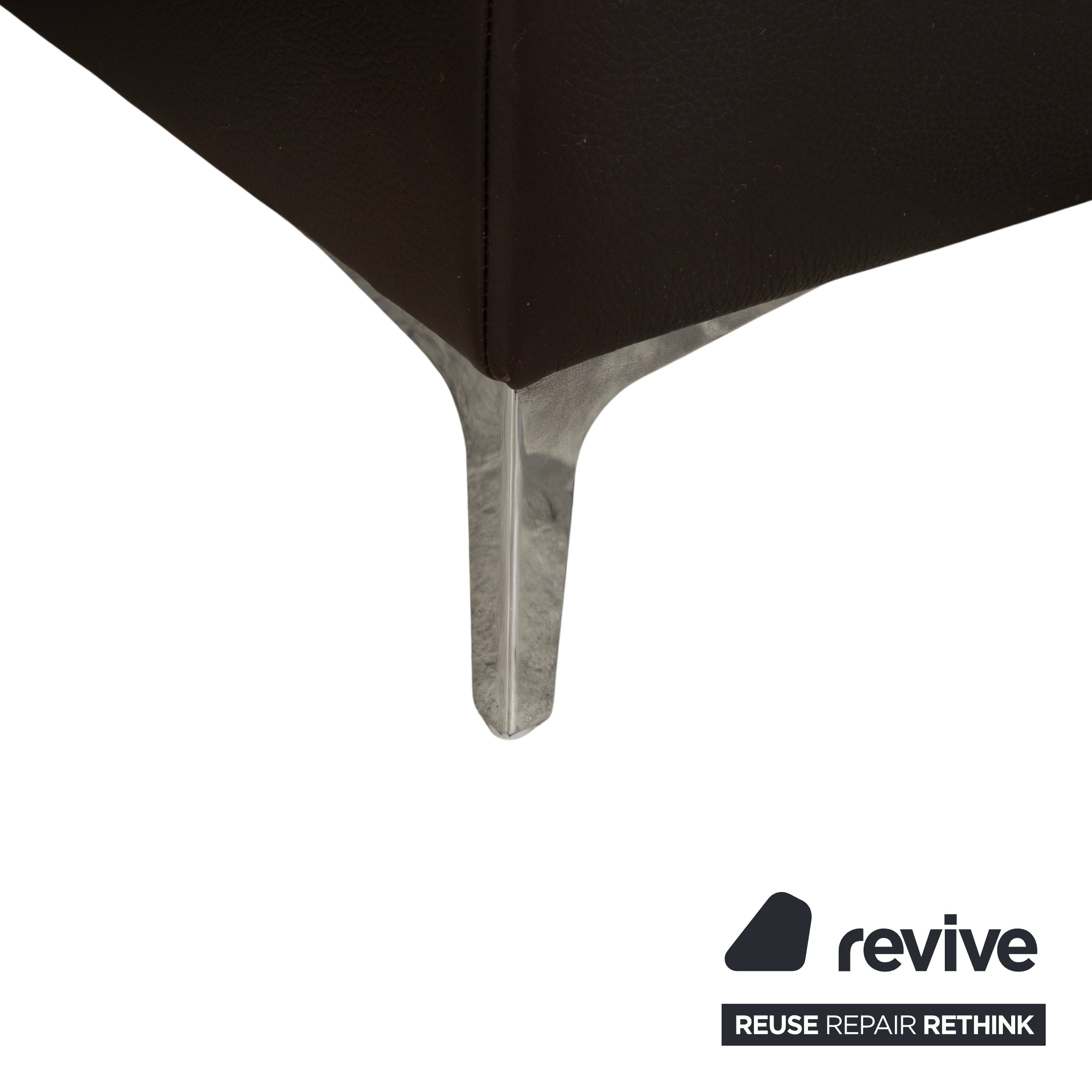 Ewald Schillig Leder Ecksofa Braun Sofa Couch manuelle Funktion