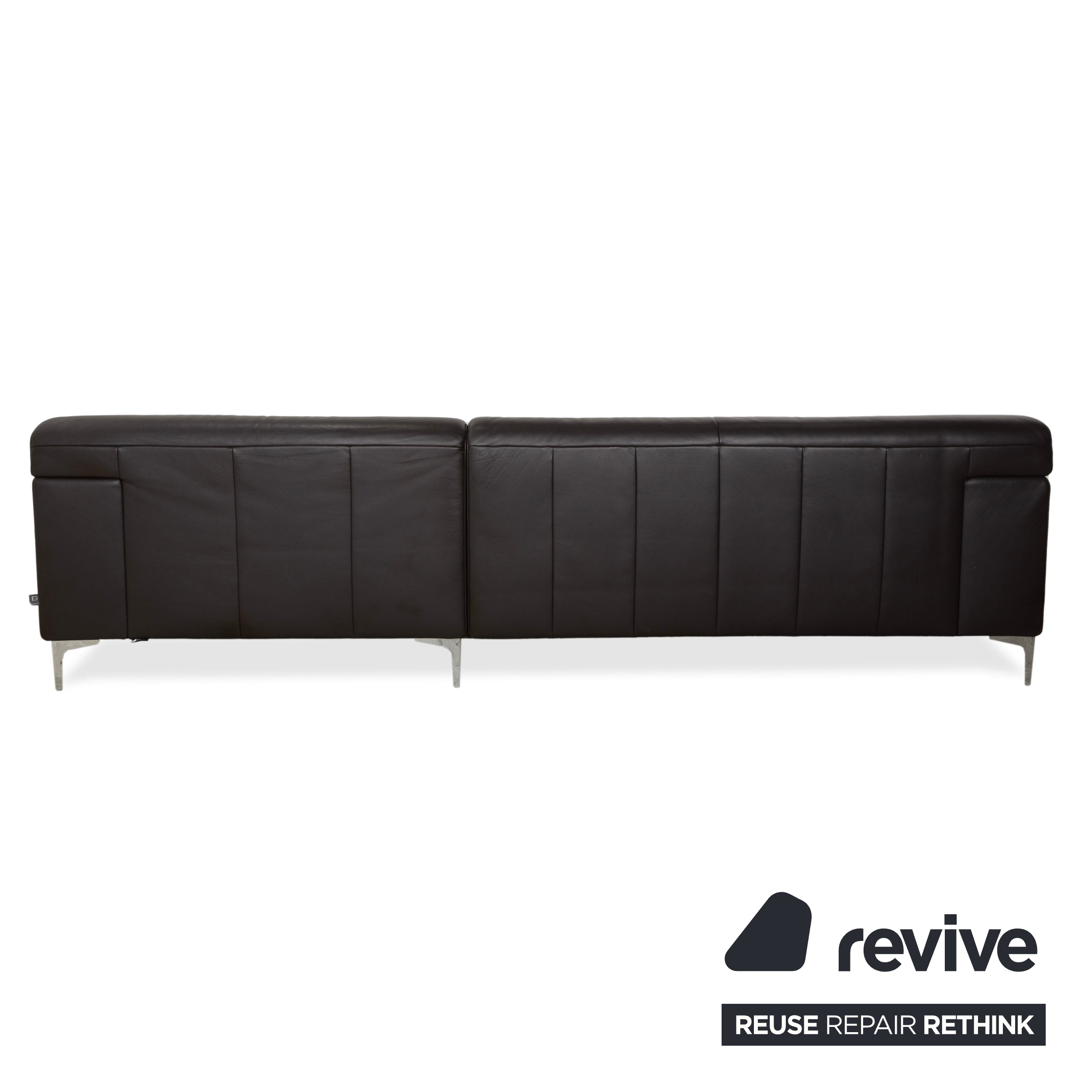 Ewald Schillig Leder Ecksofa Braun Sofa Couch manuelle Funktion