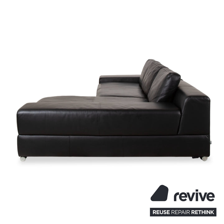 Ewald Schillig Leder Ecksofa Schwarz Sofa Couch