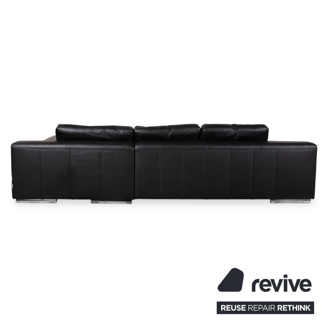 Ewald Schillig Leder Ecksofa Schwarz Sofa Couch