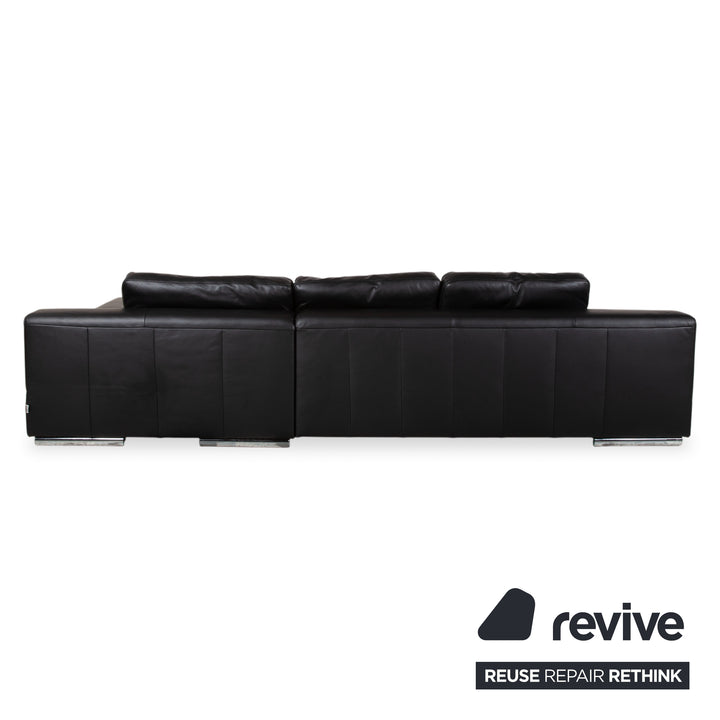 Ewald Schillig Leder Ecksofa Schwarz Sofa Couch