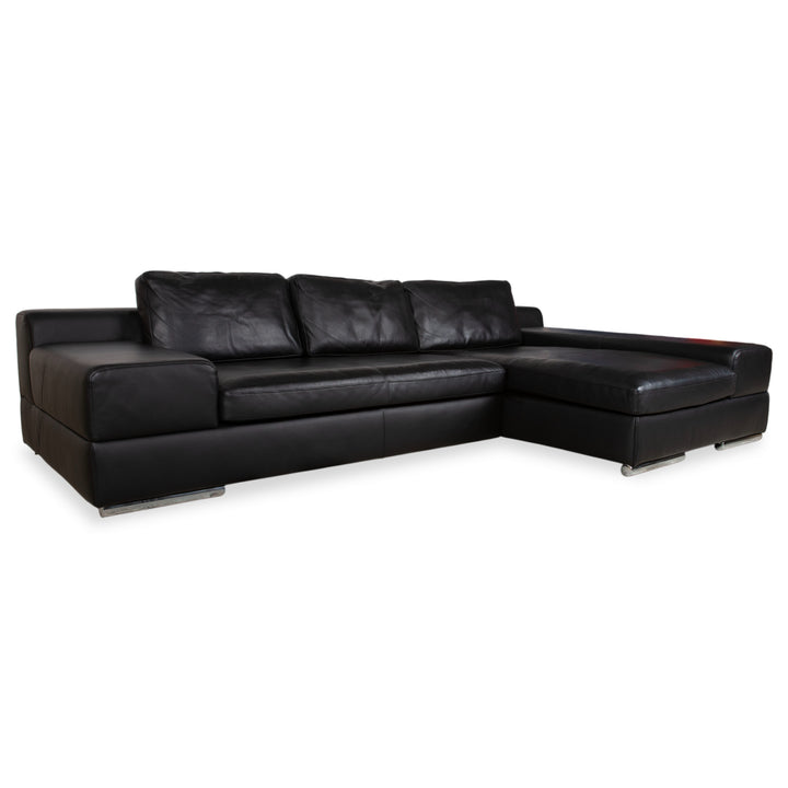 Ewald Schillig Leder Ecksofa Schwarz Sofa Couch