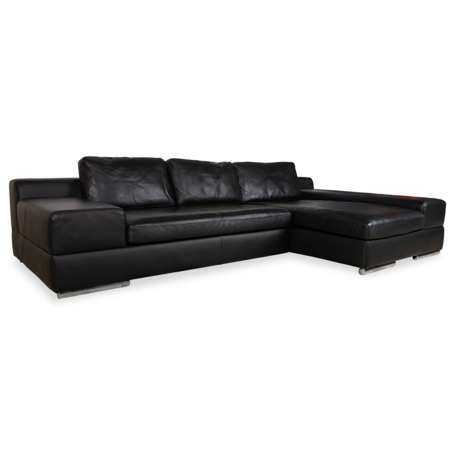 Ewald Schillig Leder Ecksofa Schwarz Sofa Couch