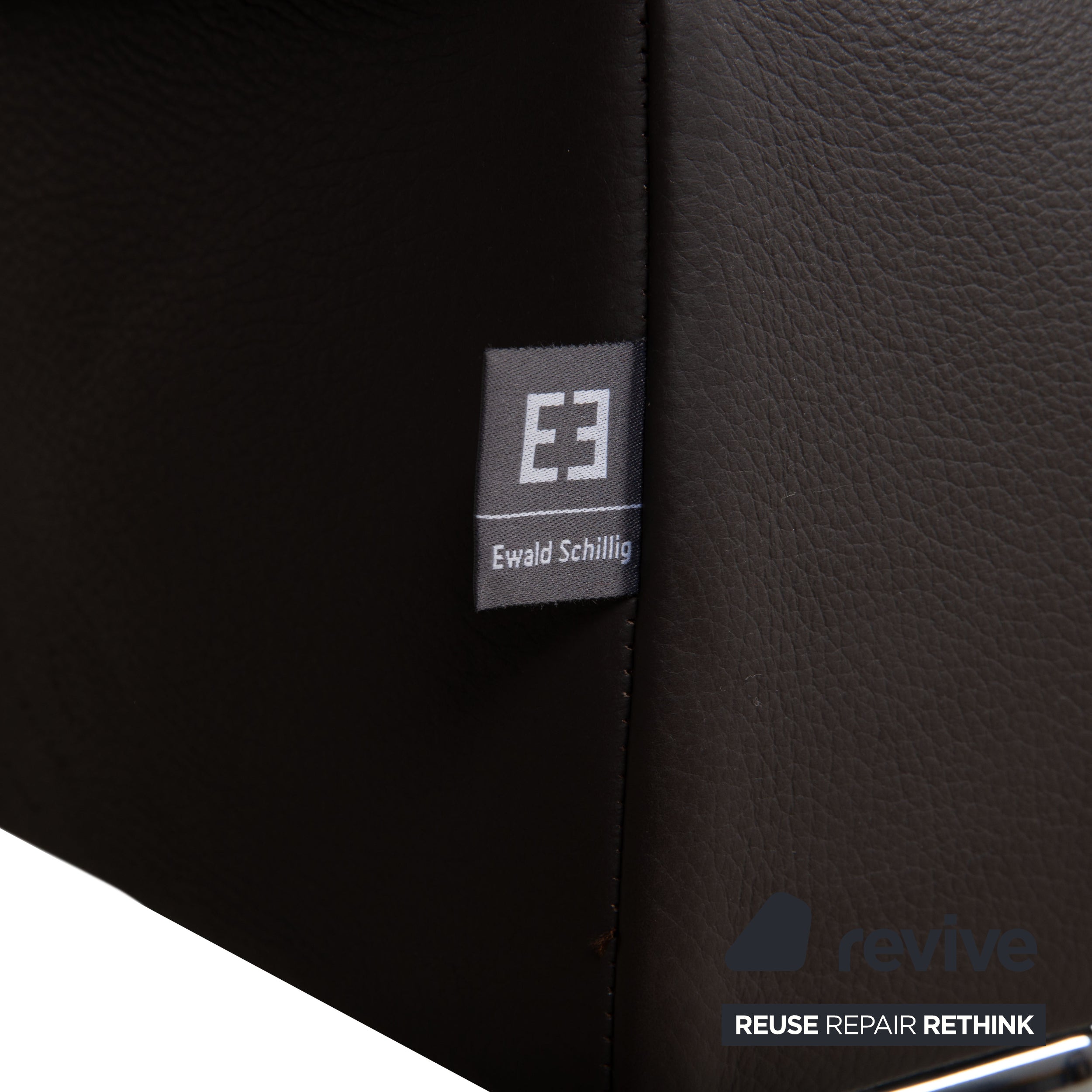 Ewald Schillig Leder Sofa Dunkelbraun Sofa Couch