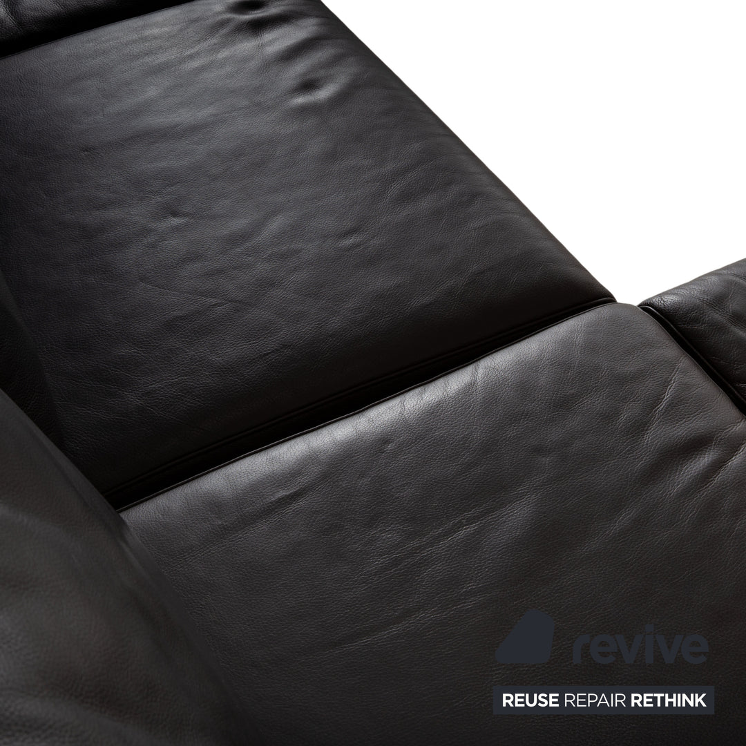 Ewald Schillig Leder Sofa Dunkelbraun Sofa Couch