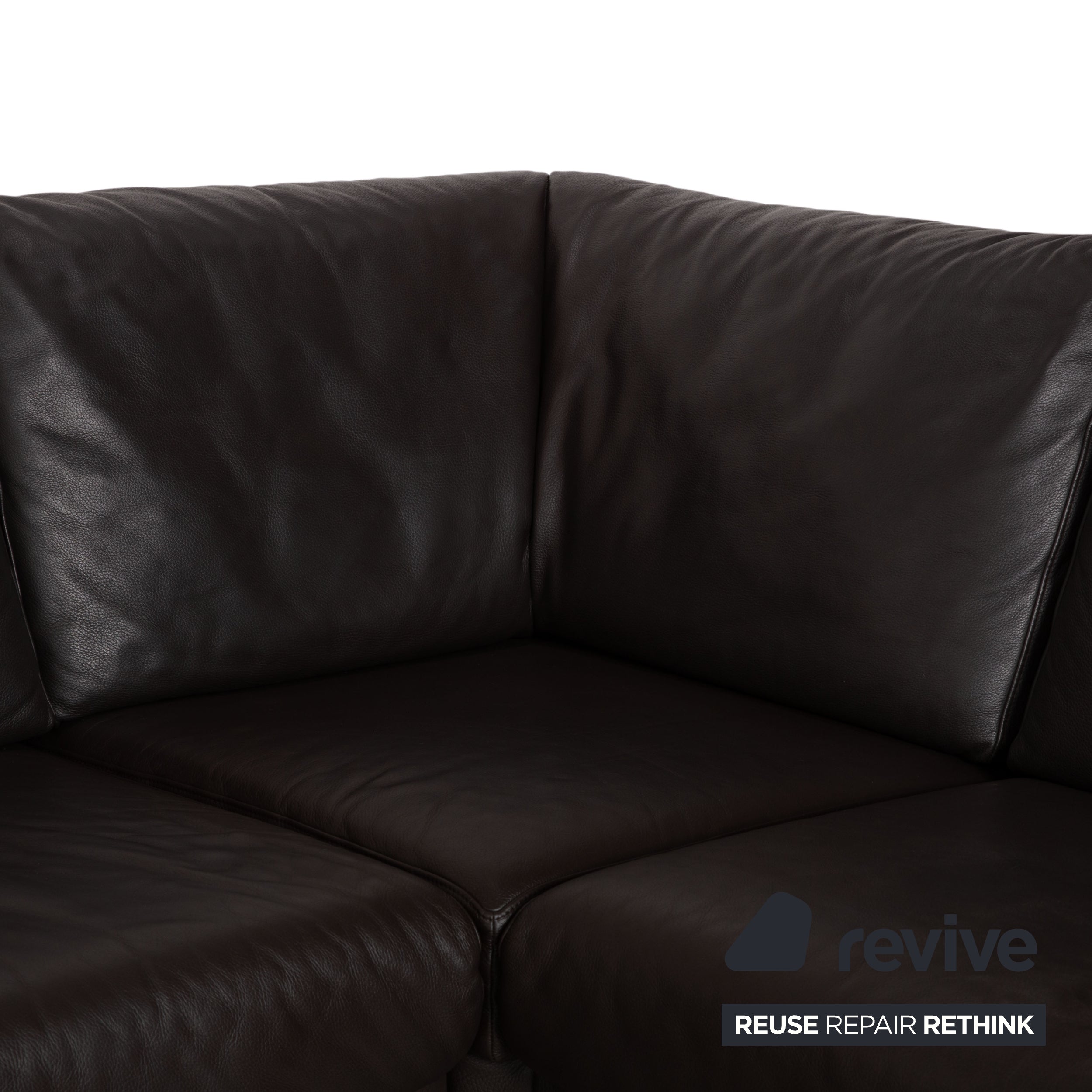 Ewald Schillig Leder Sofa Dunkelbraun Sofa Couch