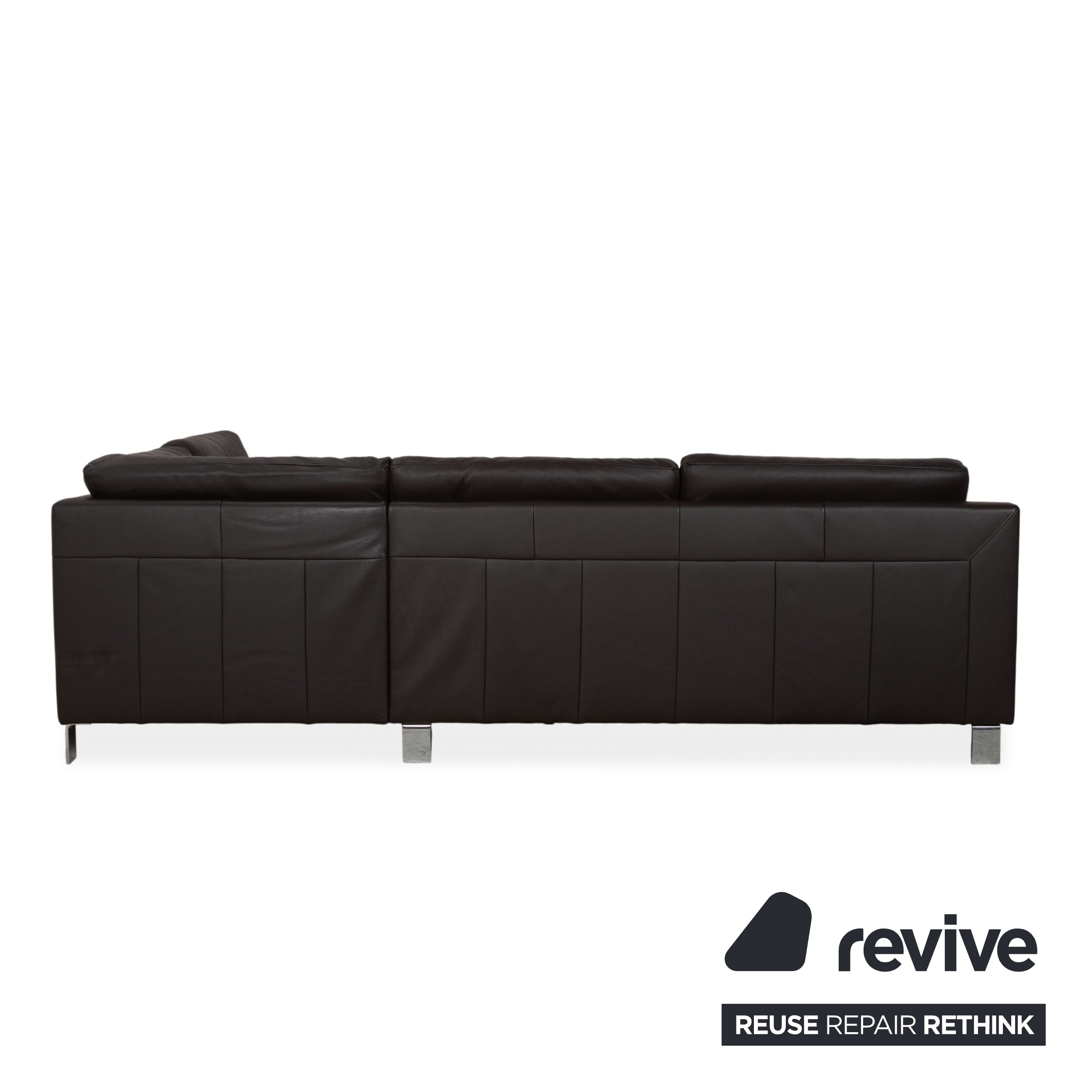 Ewald Schillig Leder Sofa Dunkelbraun Sofa Couch