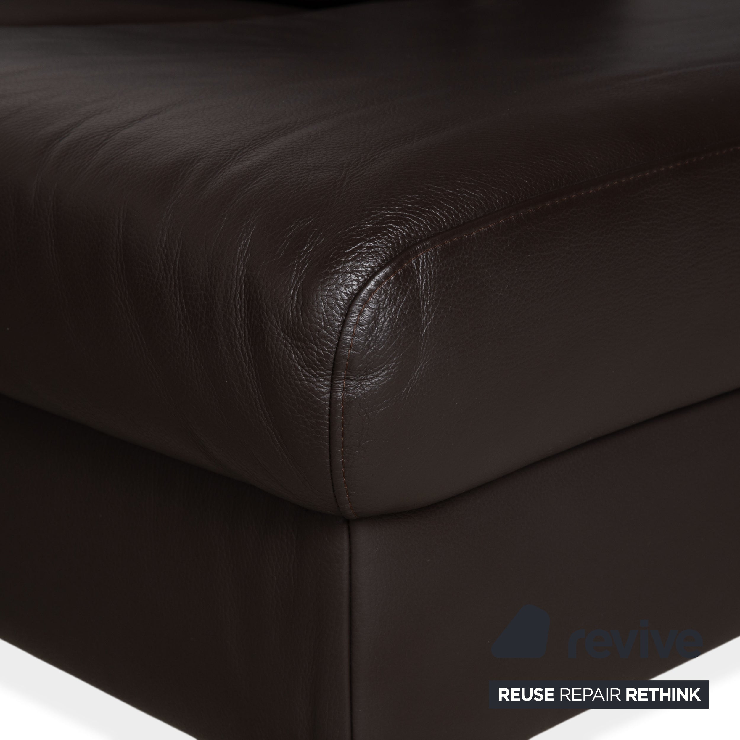 Ewald Schillig Leder Sofa Dunkelbraun Sofa Couch