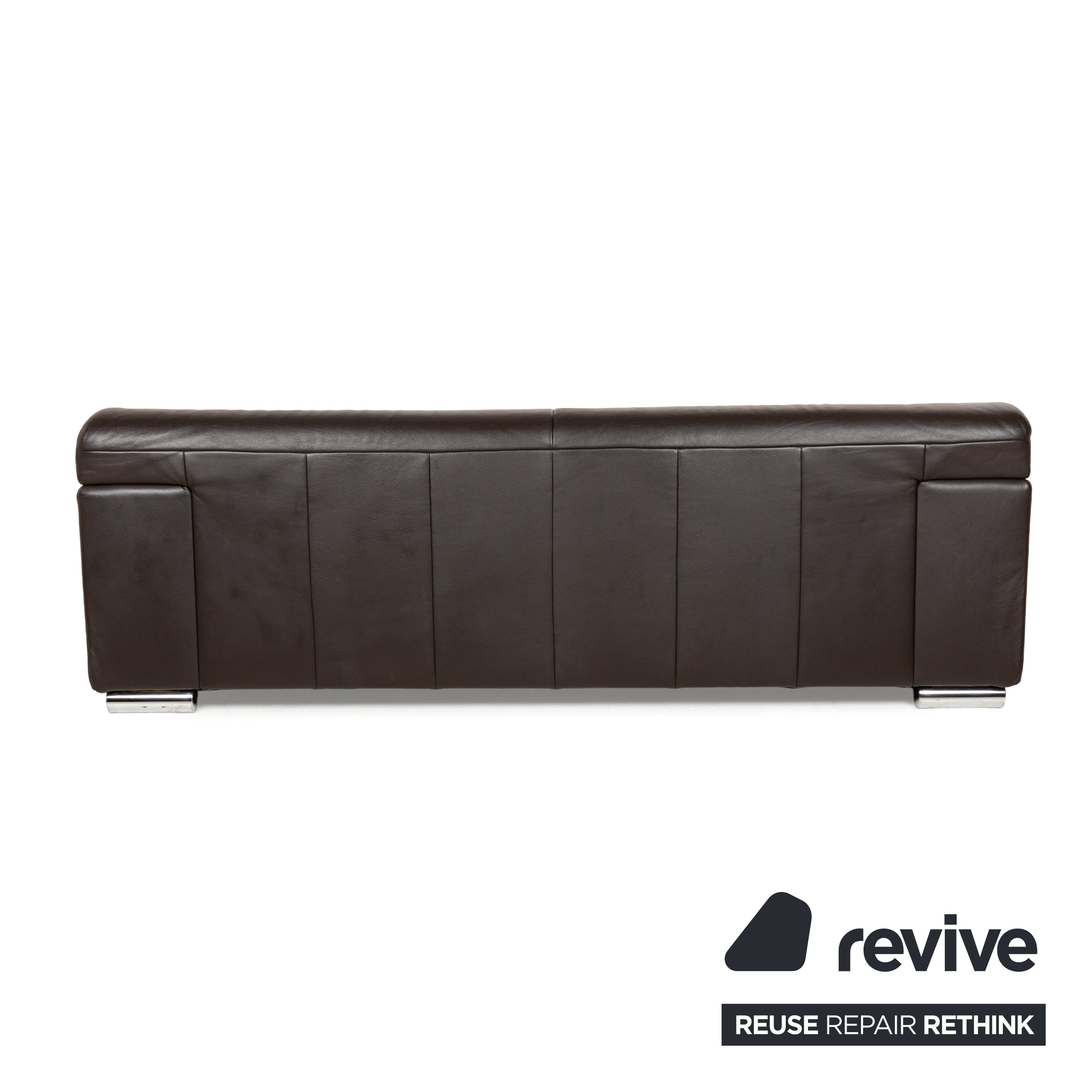 Ewald Schillig Loft Leder Dreisitzer Braun Sofa Couch