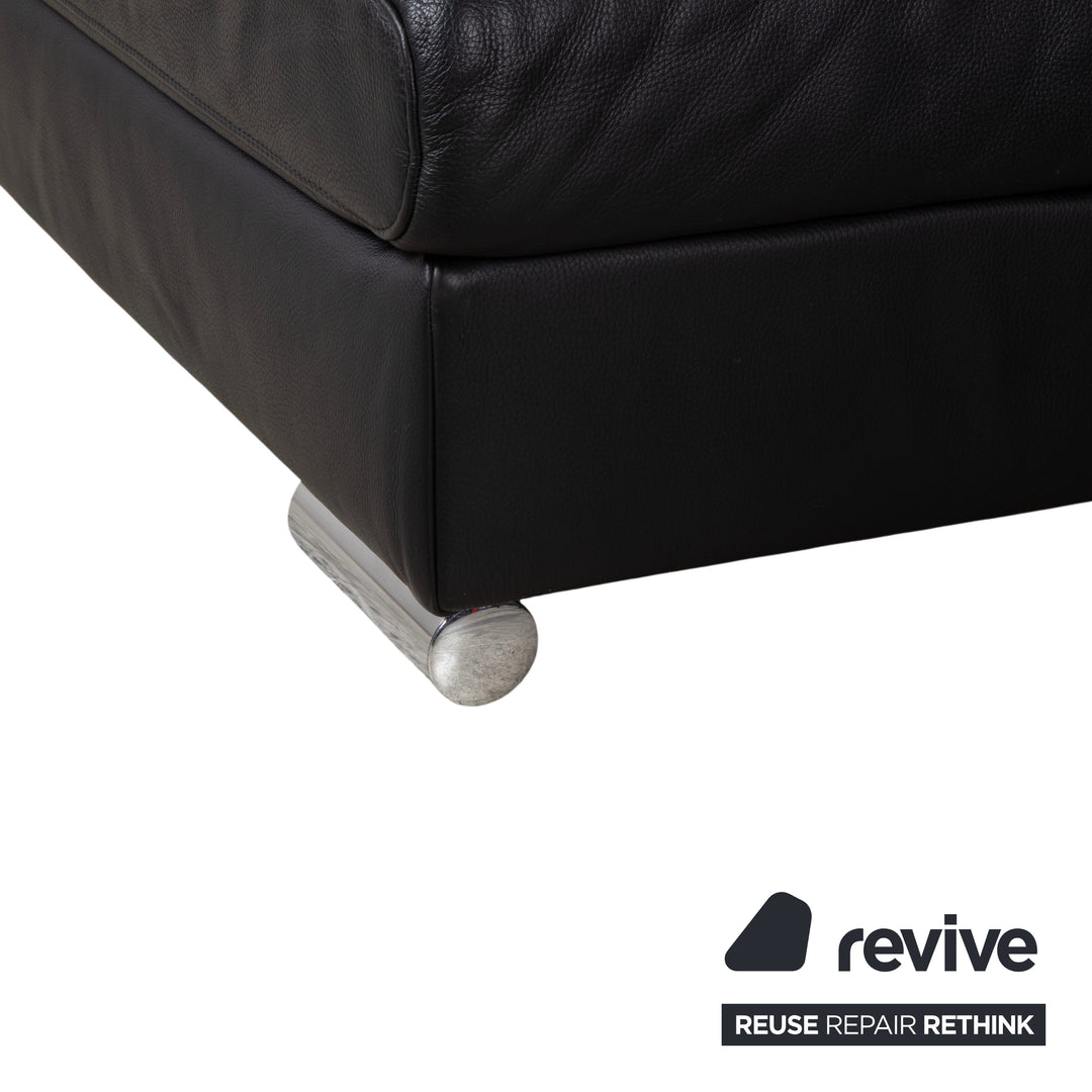 Ewald Schillig Loft Leder Ecksofa Schwarz Sofa Couch